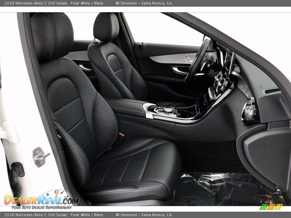 2018 Mercedes-Benz C 300 Sedan Polar White / Black Photo #6