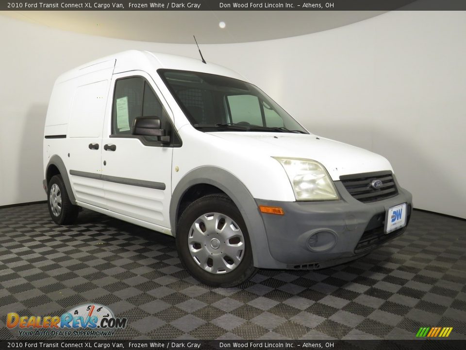 2010 Ford Transit Connect XL Cargo Van Frozen White / Dark Gray Photo #1