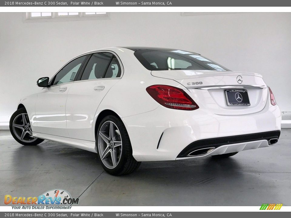 2018 Mercedes-Benz C 300 Sedan Polar White / Black Photo #10