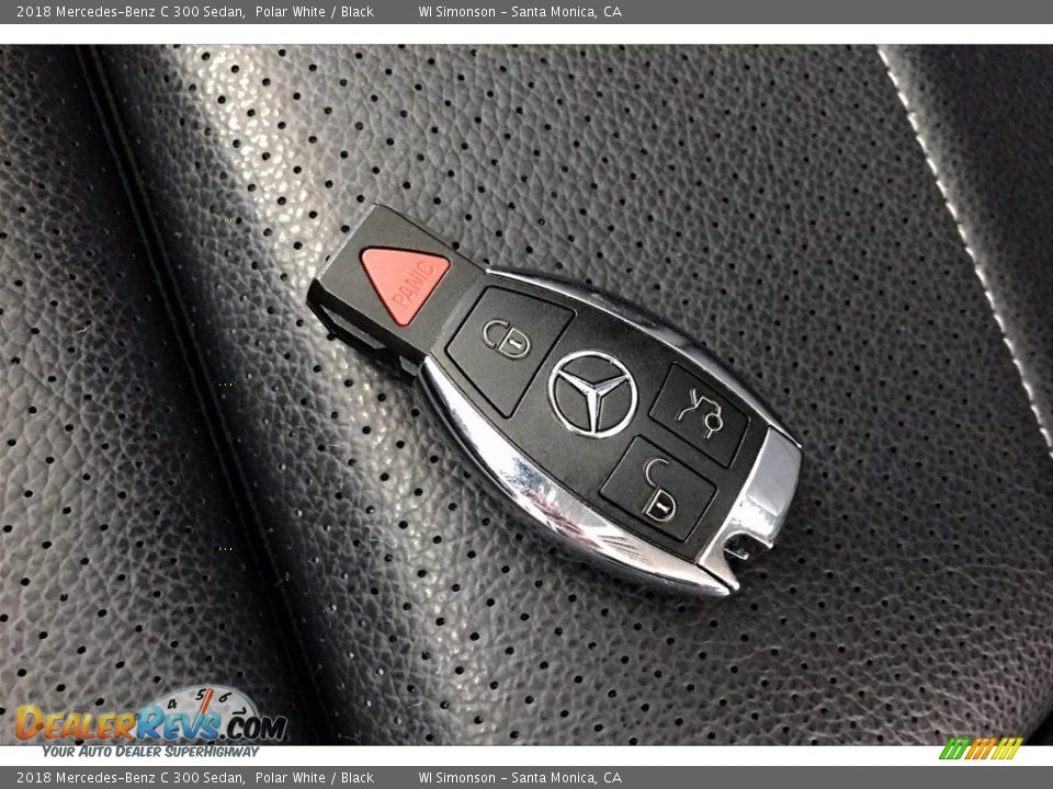 2018 Mercedes-Benz C 300 Sedan Polar White / Black Photo #11