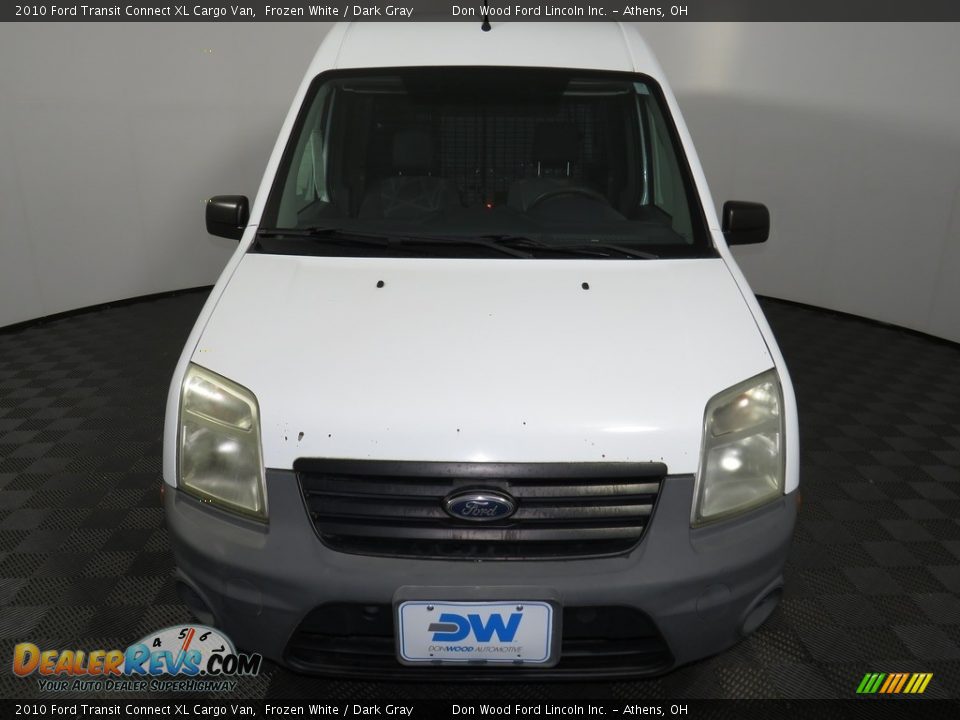 2010 Ford Transit Connect XL Cargo Van Frozen White / Dark Gray Photo #4