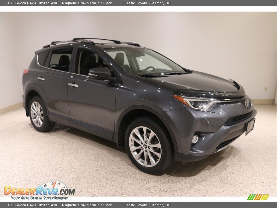 2018 Toyota RAV4 Limited AWD Magnetic Gray Metallic / Black Photo #1