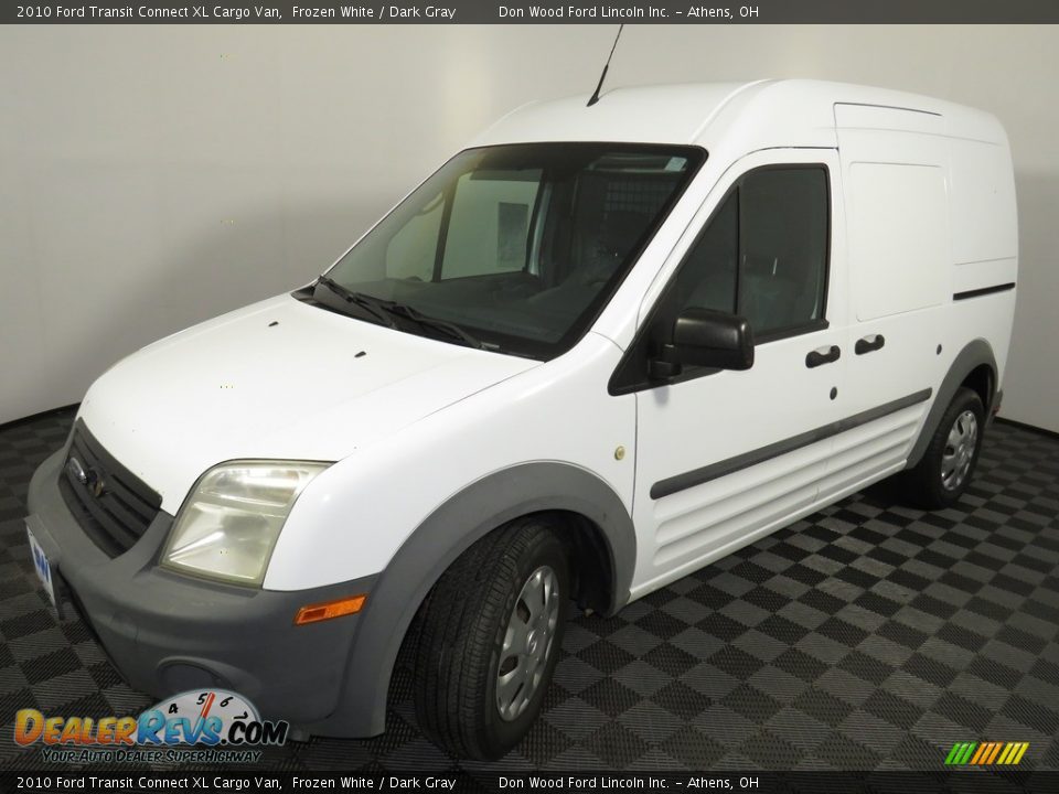 2010 Ford Transit Connect XL Cargo Van Frozen White / Dark Gray Photo #7