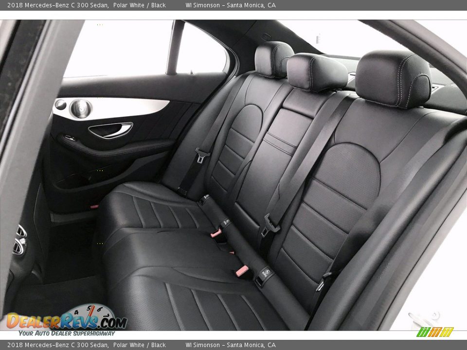 2018 Mercedes-Benz C 300 Sedan Polar White / Black Photo #15