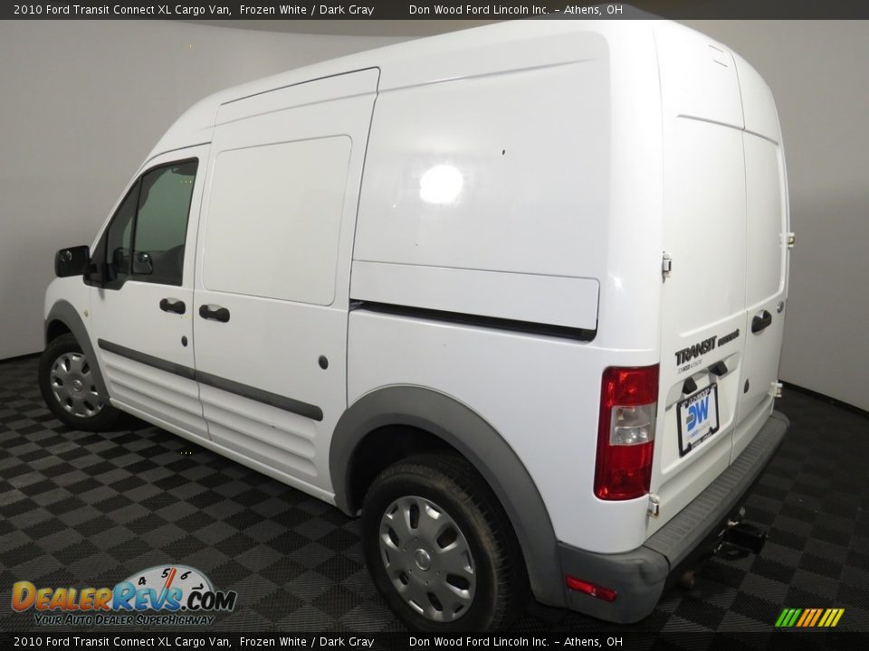 2010 Ford Transit Connect XL Cargo Van Frozen White / Dark Gray Photo #9