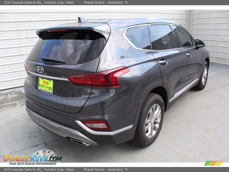 2020 Hyundai Santa Fe SEL Portofino Gray / Black Photo #8