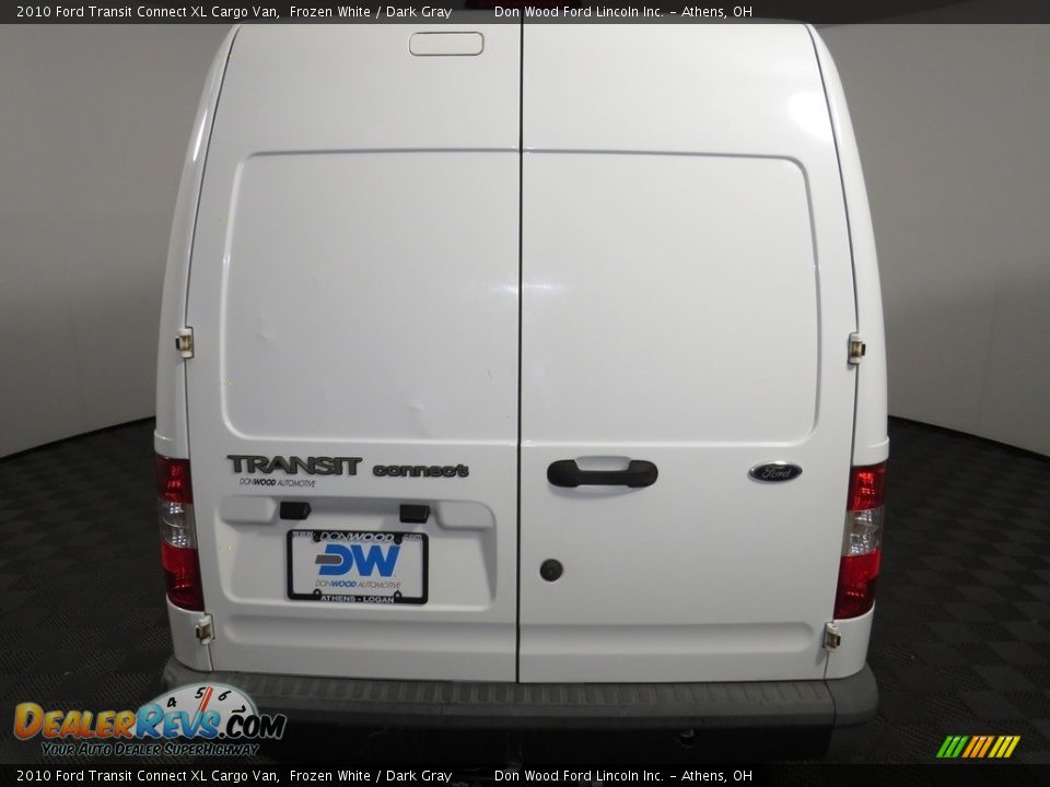 2010 Ford Transit Connect XL Cargo Van Frozen White / Dark Gray Photo #11