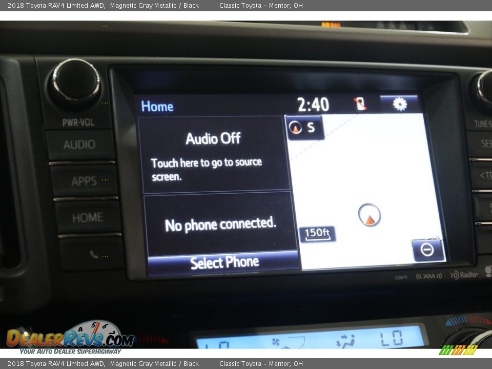 2018 Toyota RAV4 Limited AWD Magnetic Gray Metallic / Black Photo #10