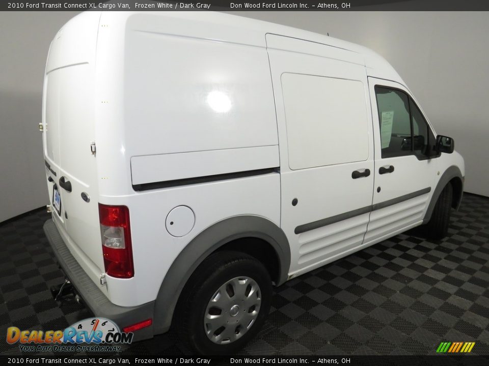 2010 Ford Transit Connect XL Cargo Van Frozen White / Dark Gray Photo #14