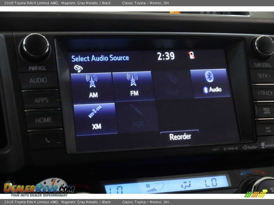 2018 Toyota RAV4 Limited AWD Magnetic Gray Metallic / Black Photo #11