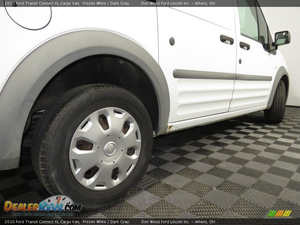 2010 Ford Transit Connect XL Cargo Van Frozen White / Dark Gray Photo #15