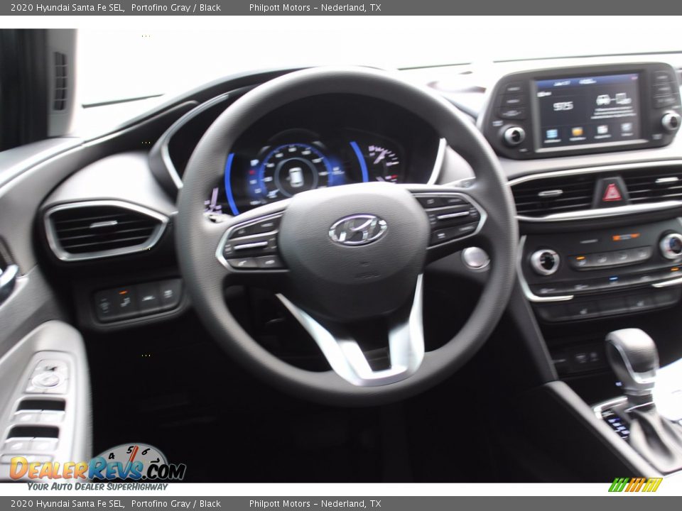 2020 Hyundai Santa Fe SEL Portofino Gray / Black Photo #14