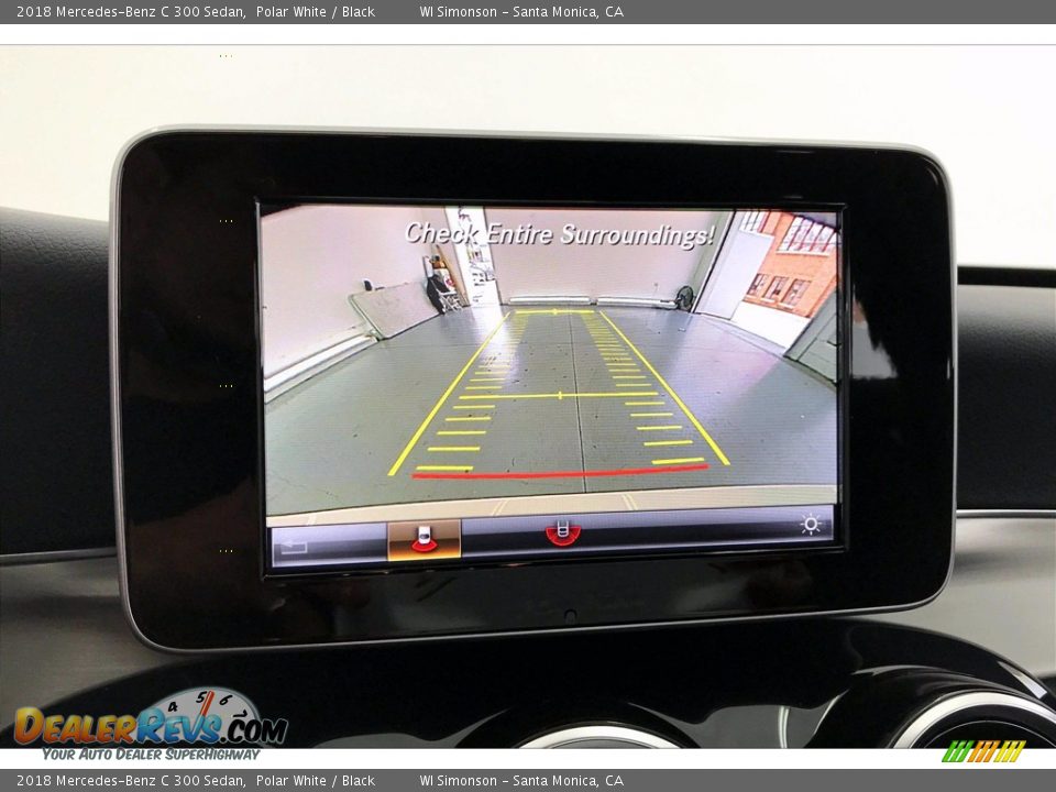 2018 Mercedes-Benz C 300 Sedan Polar White / Black Photo #21
