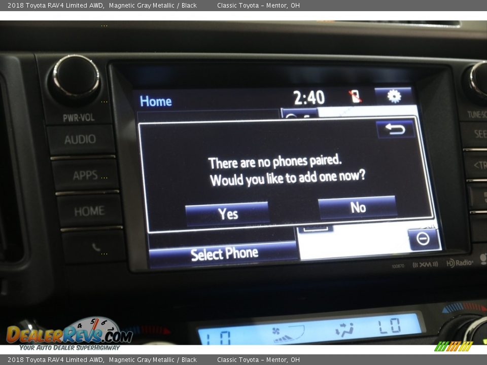 2018 Toyota RAV4 Limited AWD Magnetic Gray Metallic / Black Photo #13