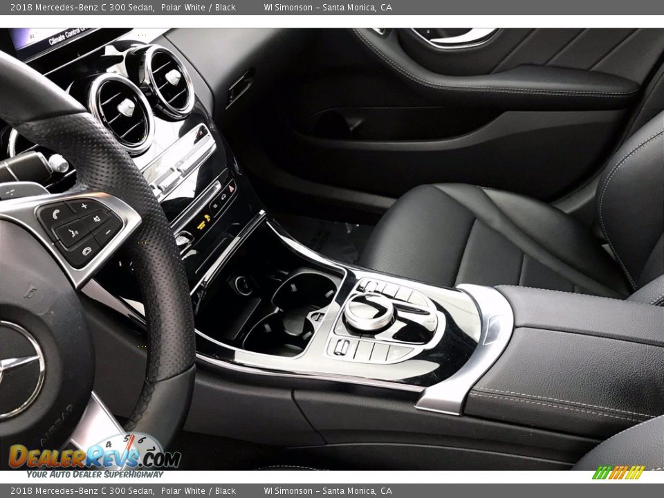 2018 Mercedes-Benz C 300 Sedan Polar White / Black Photo #23