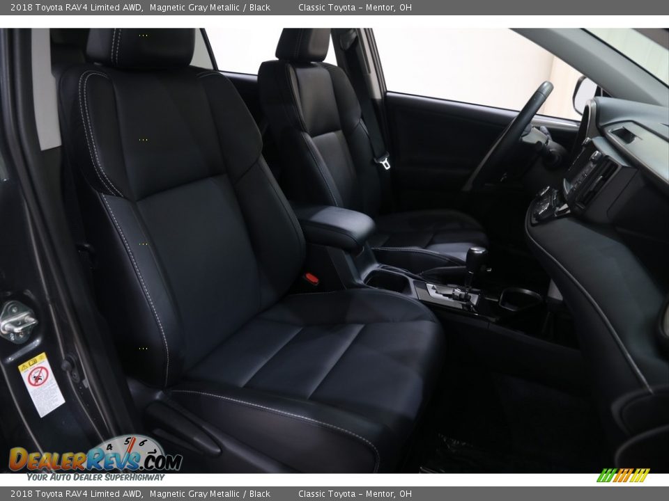 2018 Toyota RAV4 Limited AWD Magnetic Gray Metallic / Black Photo #16