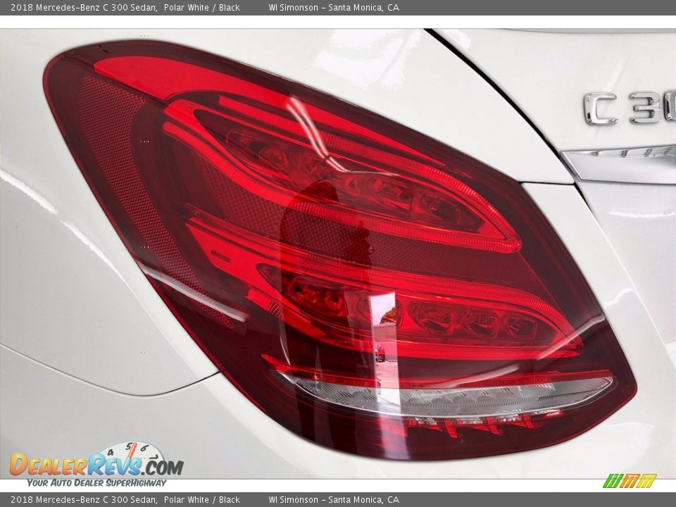 2018 Mercedes-Benz C 300 Sedan Polar White / Black Photo #26