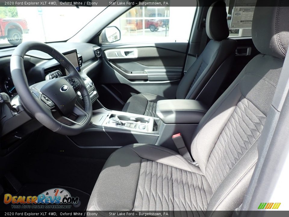 2020 Ford Explorer XLT 4WD Oxford White / Ebony Photo #11