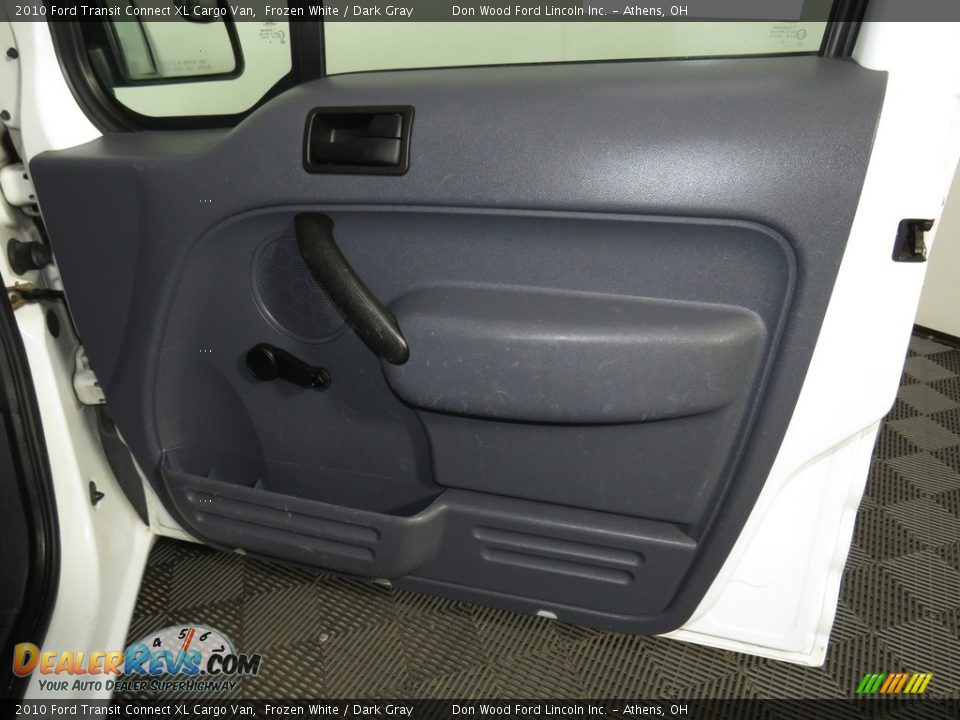 2010 Ford Transit Connect XL Cargo Van Frozen White / Dark Gray Photo #22