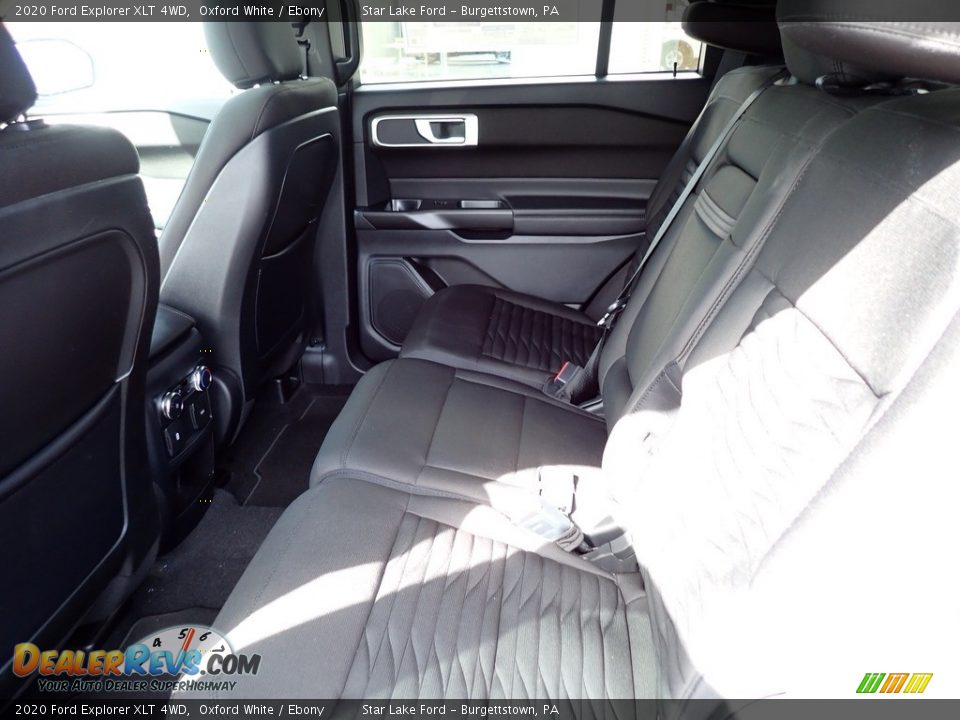 2020 Ford Explorer XLT 4WD Oxford White / Ebony Photo #12