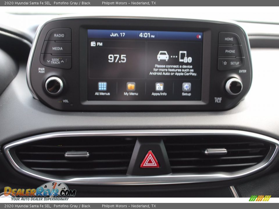 2020 Hyundai Santa Fe SEL Portofino Gray / Black Photo #21
