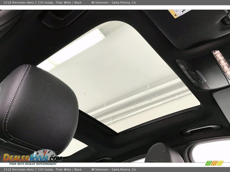 2018 Mercedes-Benz C 300 Sedan Polar White / Black Photo #29