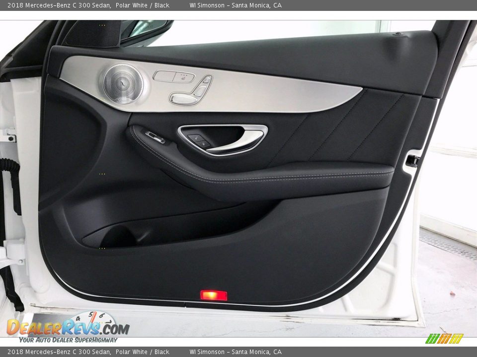 2018 Mercedes-Benz C 300 Sedan Polar White / Black Photo #30