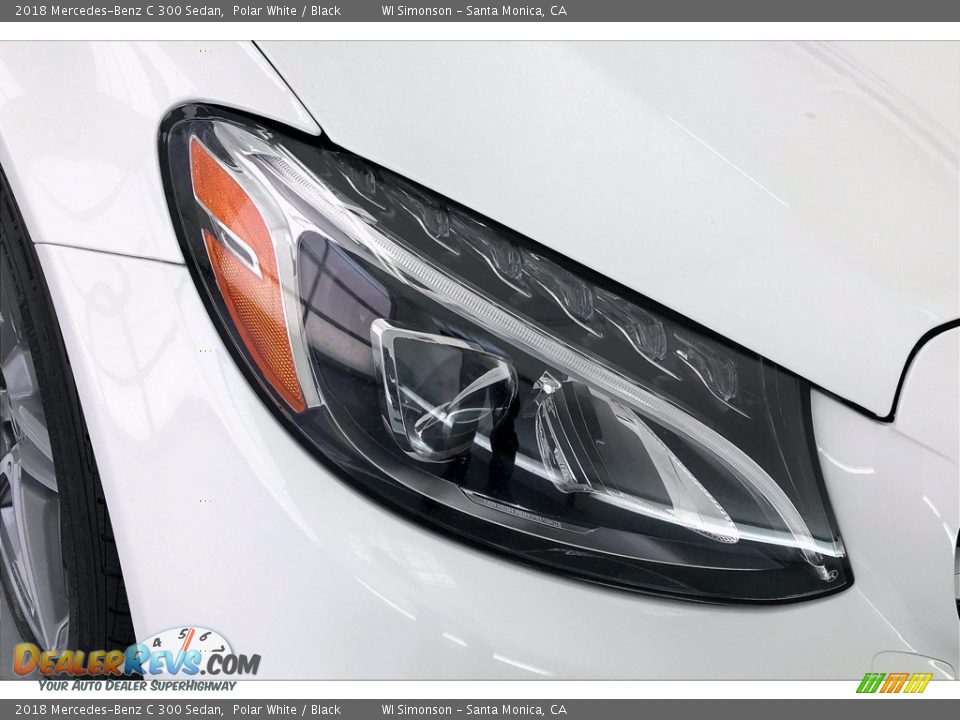 2018 Mercedes-Benz C 300 Sedan Polar White / Black Photo #32