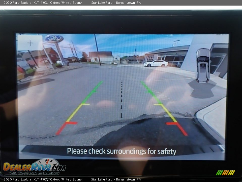 2020 Ford Explorer XLT 4WD Oxford White / Ebony Photo #19