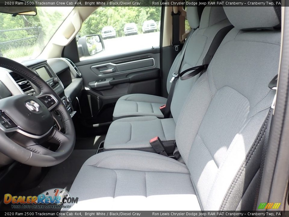 Black/Diesel Gray Interior - 2020 Ram 2500 Tradesman Crew Cab 4x4 Photo #15