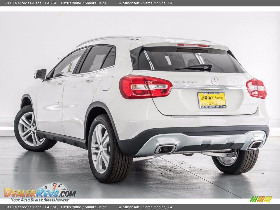 2018 Mercedes-Benz GLA 250 Cirrus White / Sahara Beige Photo #3