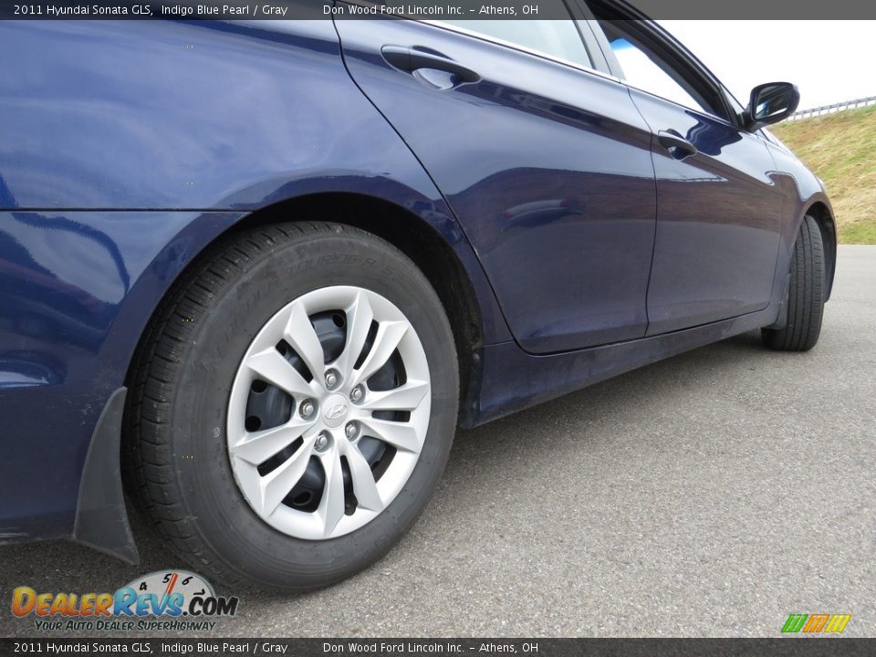 2011 Hyundai Sonata GLS Indigo Blue Pearl / Gray Photo #11