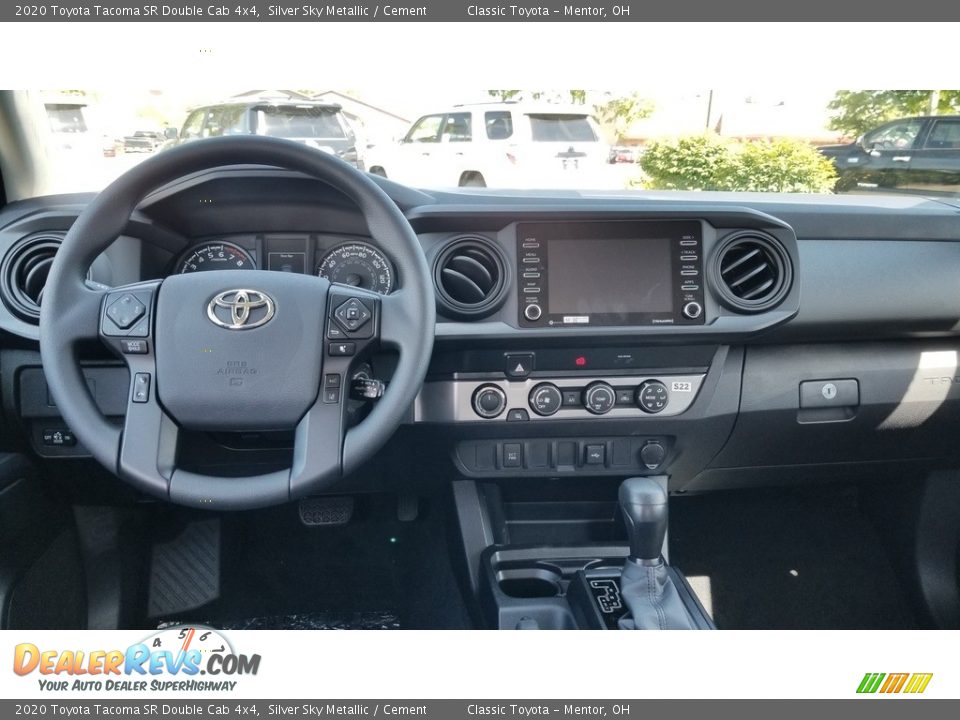 2020 Toyota Tacoma SR Double Cab 4x4 Silver Sky Metallic / Cement Photo #3