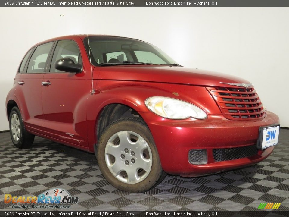 2009 Chrysler PT Cruiser LX Inferno Red Crystal Pearl / Pastel Slate Gray Photo #1