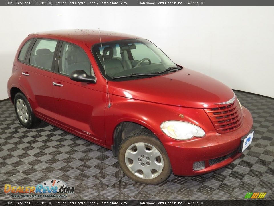 2009 Chrysler PT Cruiser LX Inferno Red Crystal Pearl / Pastel Slate Gray Photo #2