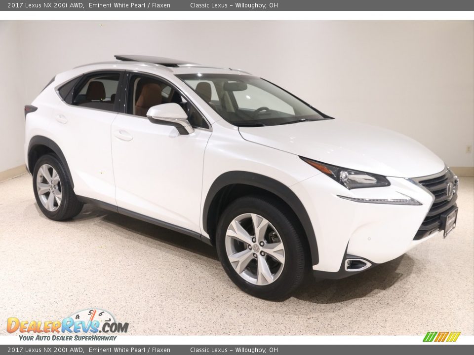 2017 Lexus NX 200t AWD Eminent White Pearl / Flaxen Photo #1