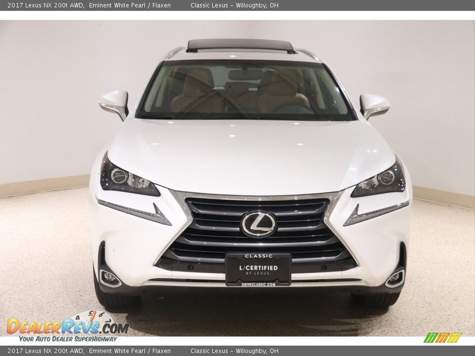 2017 Lexus NX 200t AWD Eminent White Pearl / Flaxen Photo #2