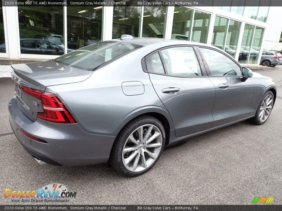 2020 Volvo S60 T6 AWD Momentum Osmium Gray Metallic / Charcoal Photo #2