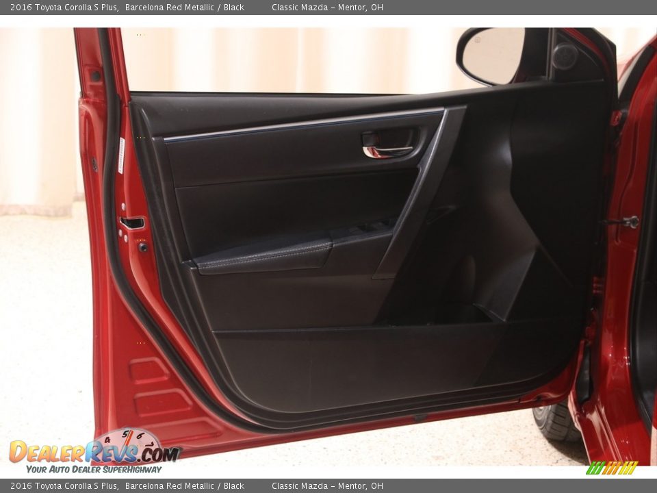 2016 Toyota Corolla S Plus Barcelona Red Metallic / Black Photo #4