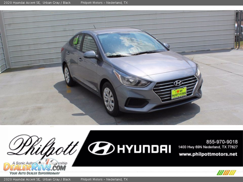 2020 Hyundai Accent SE Urban Gray / Black Photo #1