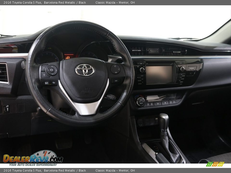 2016 Toyota Corolla S Plus Barcelona Red Metallic / Black Photo #6