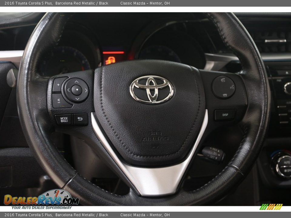 2016 Toyota Corolla S Plus Barcelona Red Metallic / Black Photo #7