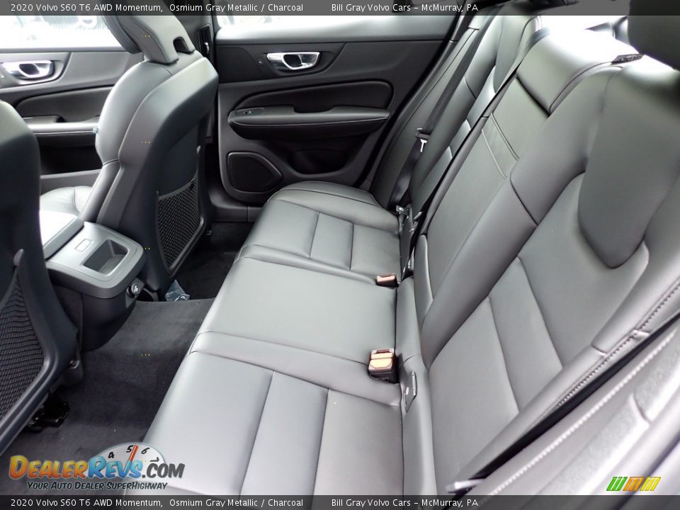 Rear Seat of 2020 Volvo S60 T6 AWD Momentum Photo #8
