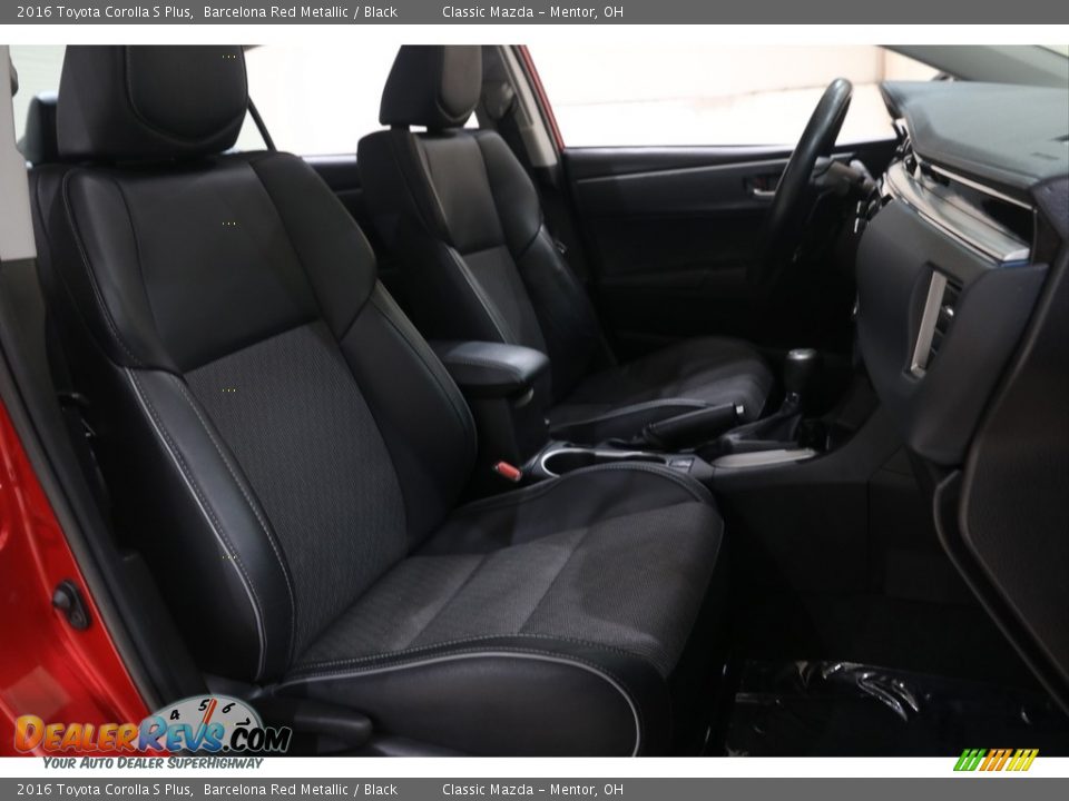 2016 Toyota Corolla S Plus Barcelona Red Metallic / Black Photo #12