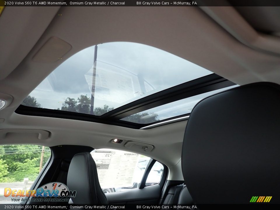 2020 Volvo S60 T6 AWD Momentum Osmium Gray Metallic / Charcoal Photo #12
