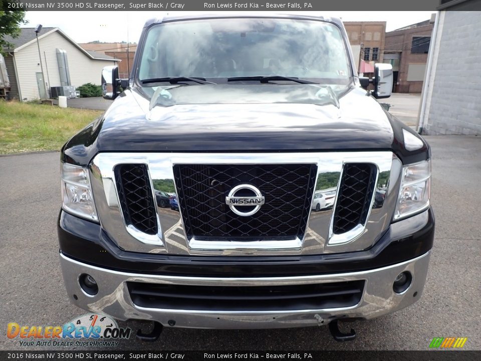 Super Black 2016 Nissan NV 3500 HD SL Passenger Photo #10