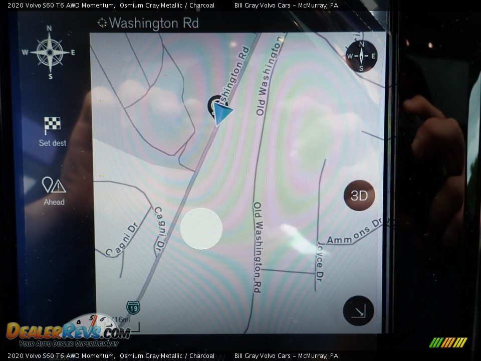 2020 Volvo S60 T6 AWD Momentum Osmium Gray Metallic / Charcoal Photo #13