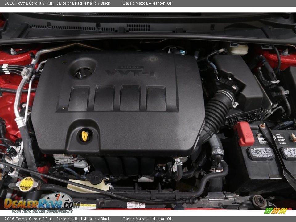 2016 Toyota Corolla S Plus Barcelona Red Metallic / Black Photo #16
