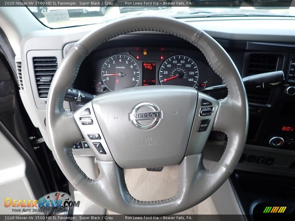 2016 Nissan NV 3500 HD SL Passenger Steering Wheel Photo #16