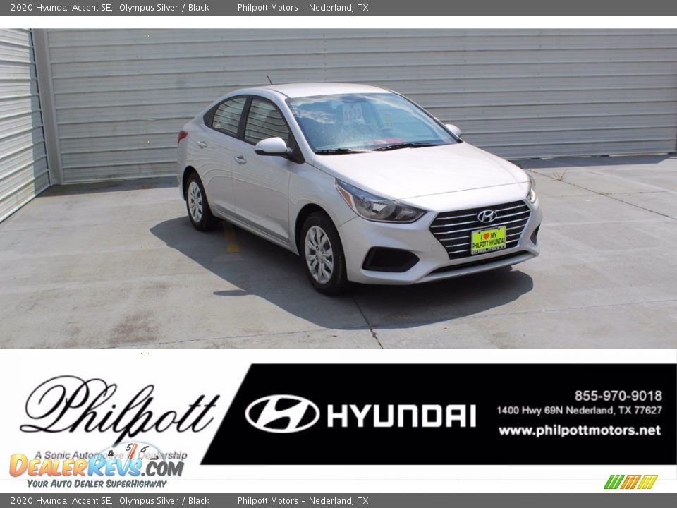 2020 Hyundai Accent SE Olympus Silver / Black Photo #1